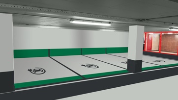 Garage Impressie EV Parkeervakken